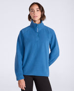 Stockholm Womens Half-Zip Fleece - Corn Blue