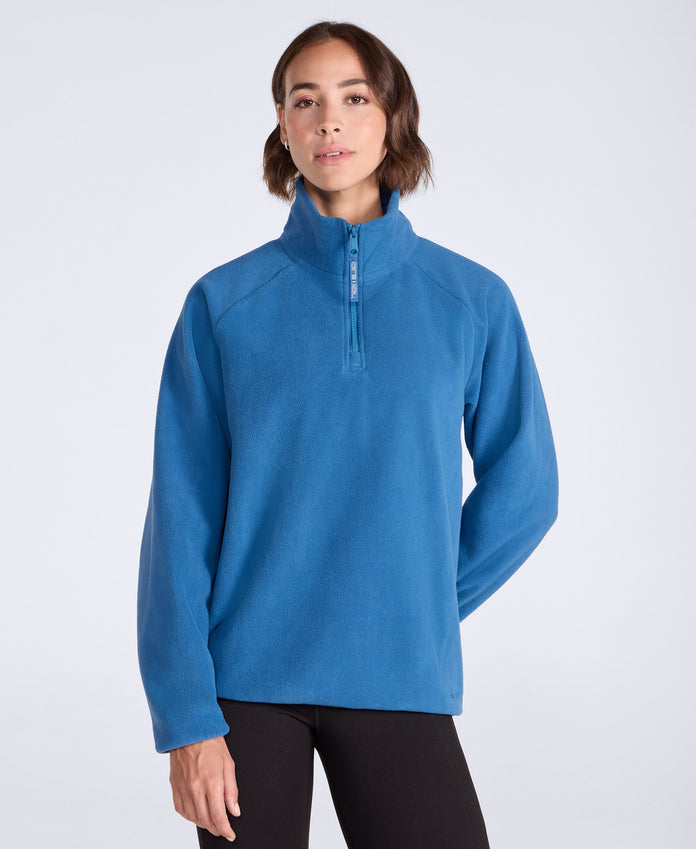 Stockholm Womens Half-Zip Fleece - Corn Blue