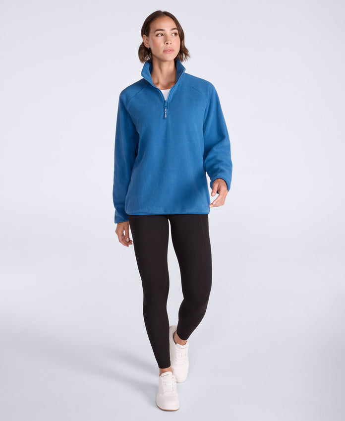 Stockholm Womens Half-Zip Fleece - Corn Blue