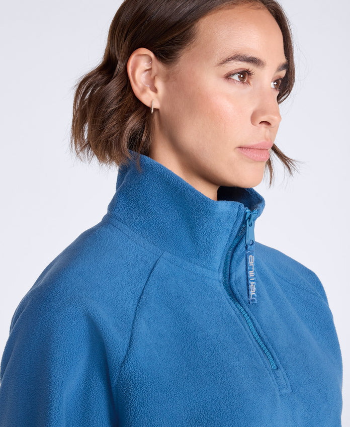 Stockholm Womens Half-Zip Fleece - Corn Blue