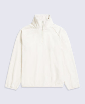 Stockholm Womens Half-Zip Fleece - Cream