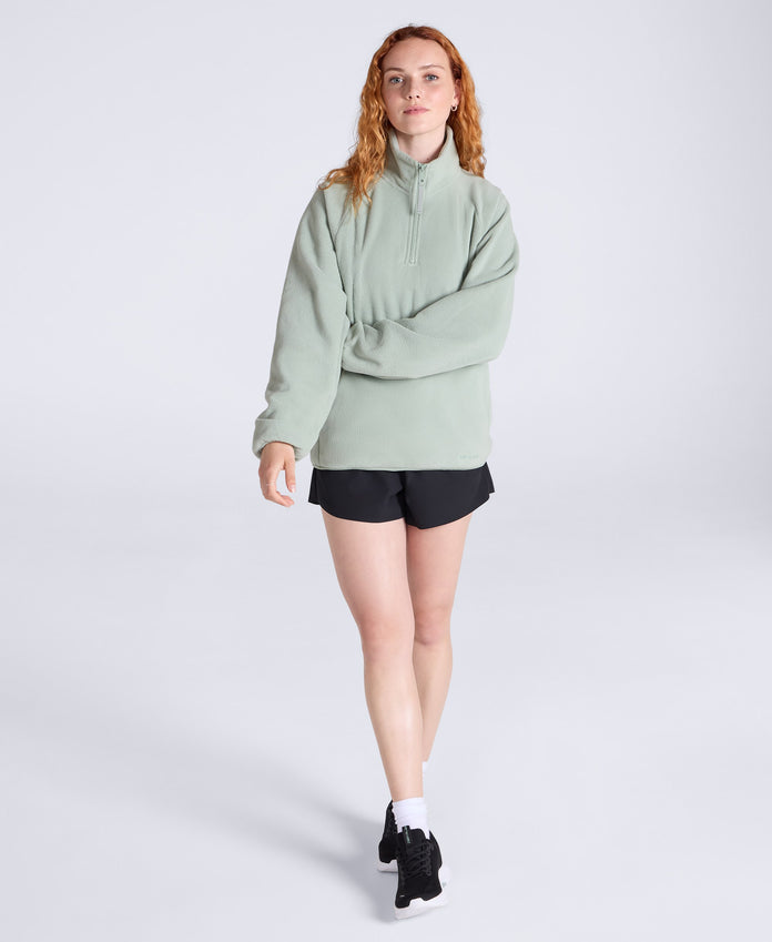 Stockholm Women’s Half-Zip Fleece - Pale Green