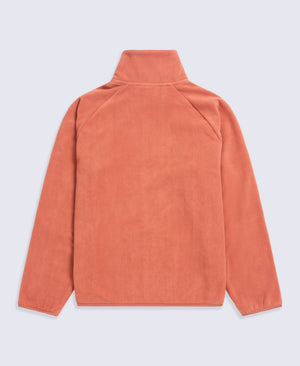 Stockholm Womens Half-Zip Fleece - Rust
