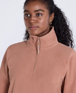 Stockholm Women’s Half-Zip Fleece - Tan