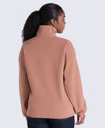 Stockholm Women’s Half-Zip Fleece - Tan