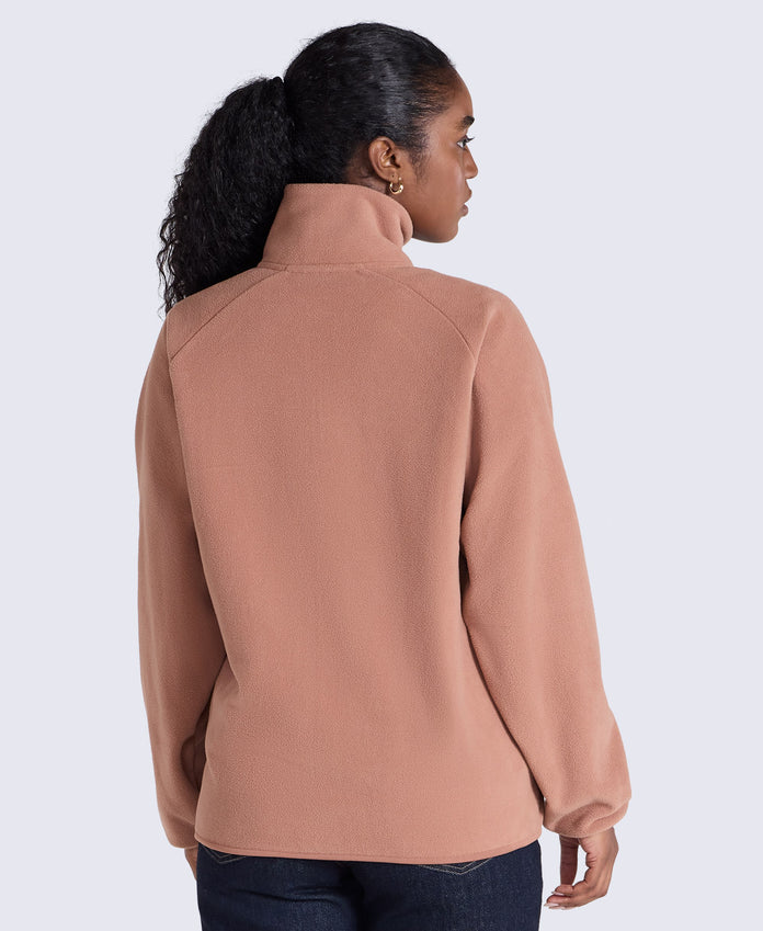 Stockholm Women’s Half-Zip Fleece - Tan