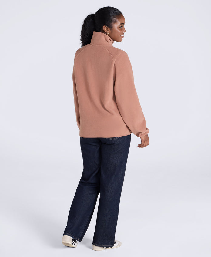 Stockholm Women’s Half-Zip Fleece - Tan