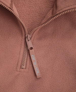 Stockholm Womens Half-Zip Fleece - Tan