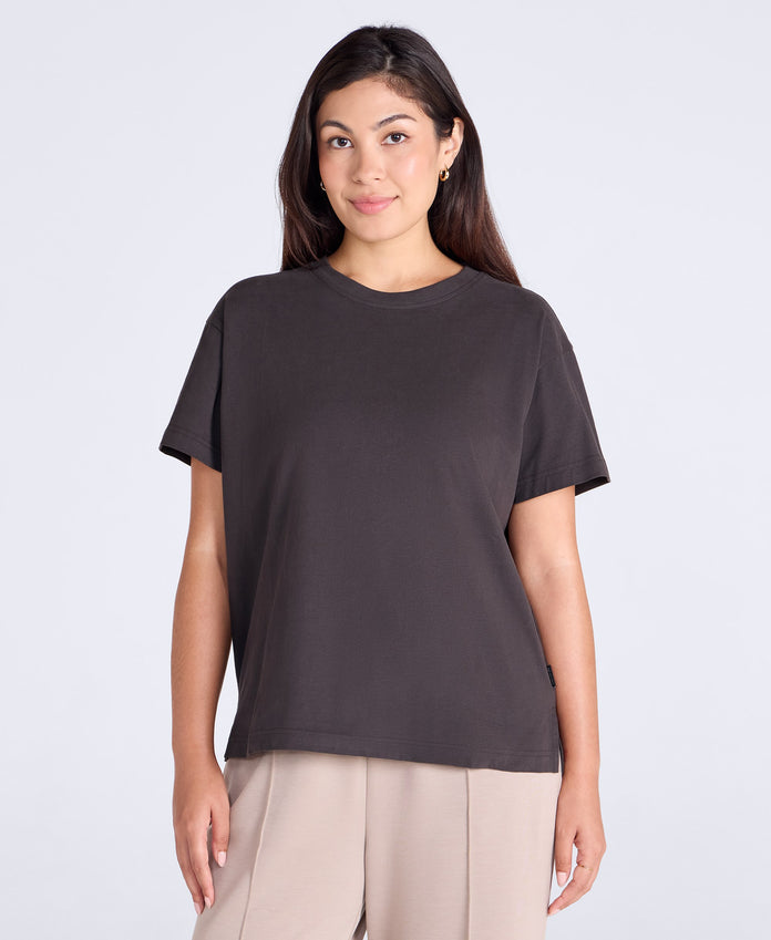 Idol Womens Relaxed Fit T-Shirt - Brown
