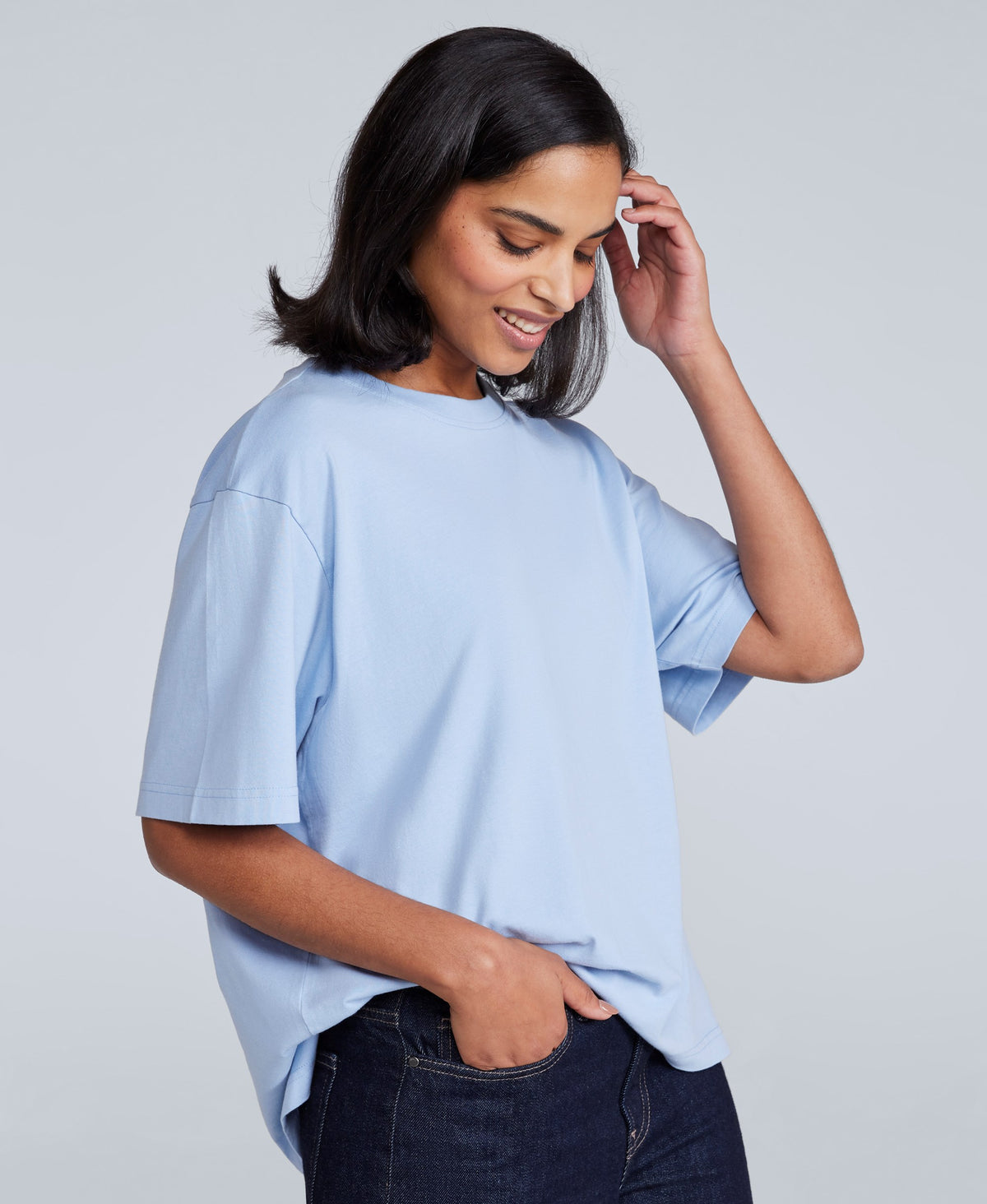 Idol Womens Relaxed Fit T-Shirt - Corn Blue