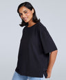 Idol Womens Relaxed Fit T-Shirt - Jet Black