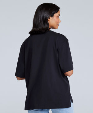 Idol Womens Relaxed Fit T-Shirt - Jet Black