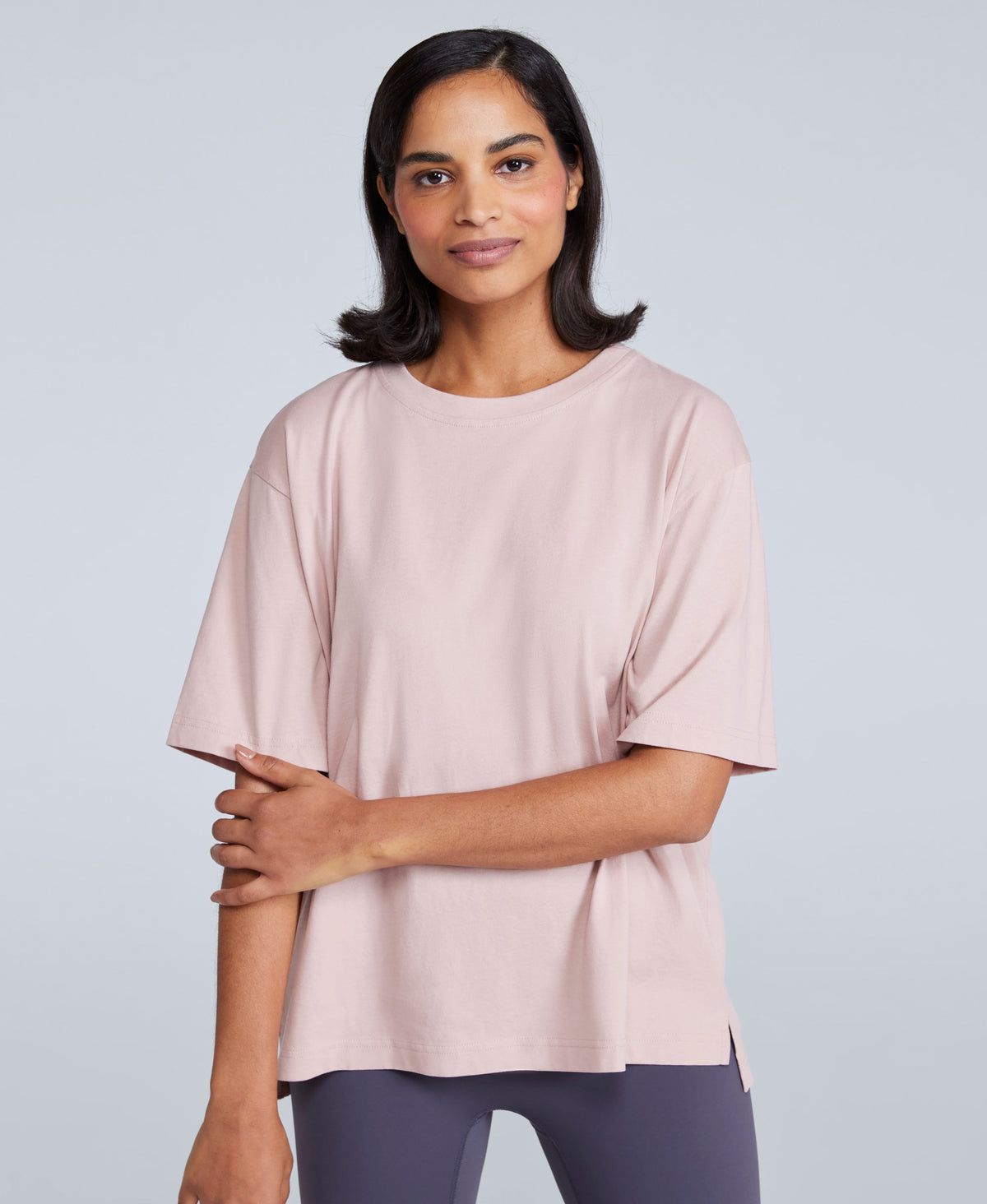 Idol Womens Relaxed Fit T-Shirt - Light Pink