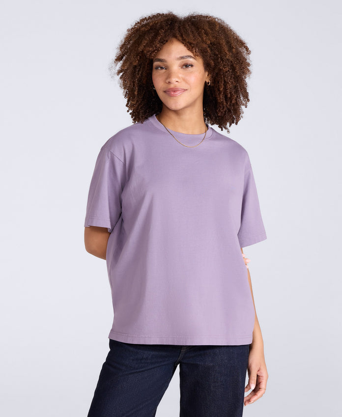 Idol Womens Relaxed Fit T-Shirt - Purple