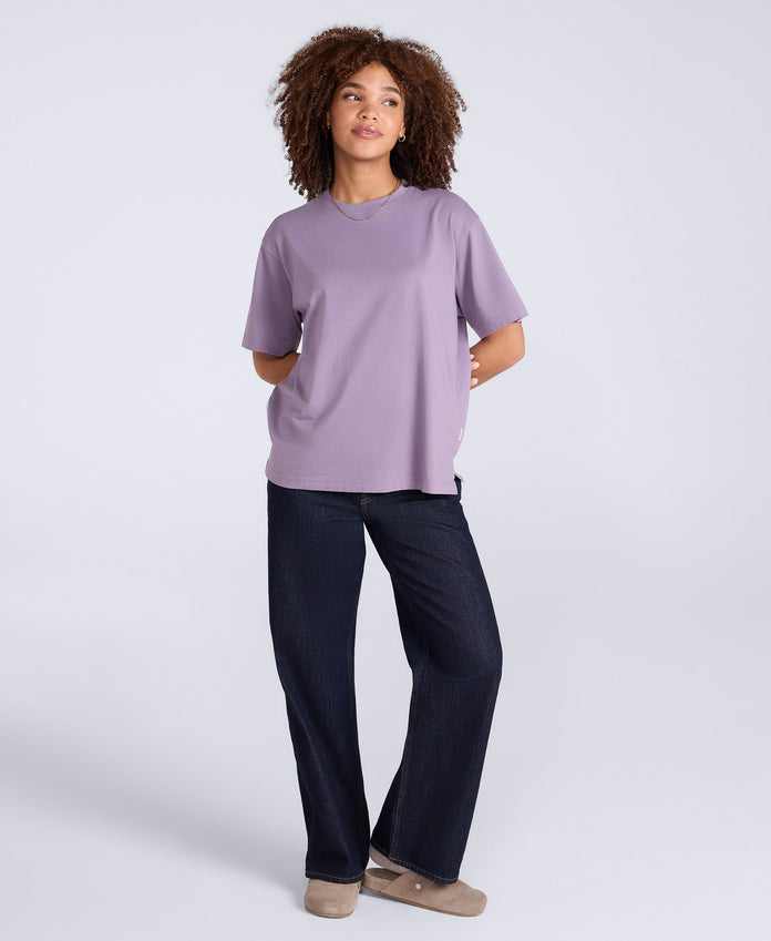 Idol Womens Relaxed Fit T-Shirt - Purple