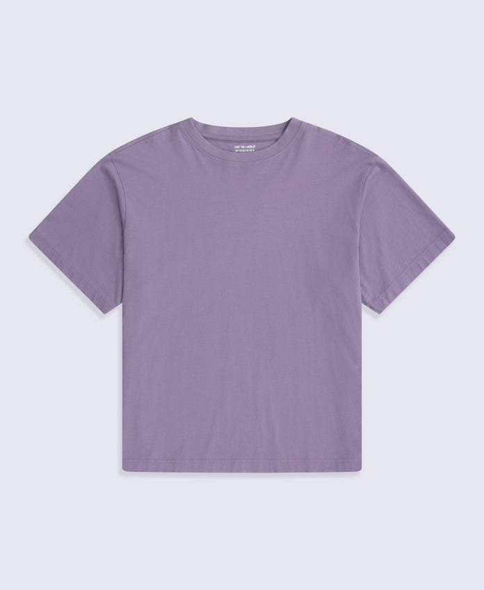 Idol Womens Relaxed Fit T-Shirt - Purple