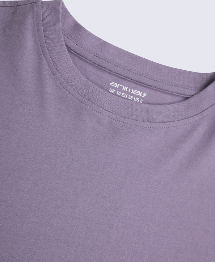 Idol Womens Relaxed Fit T-Shirt - Purple