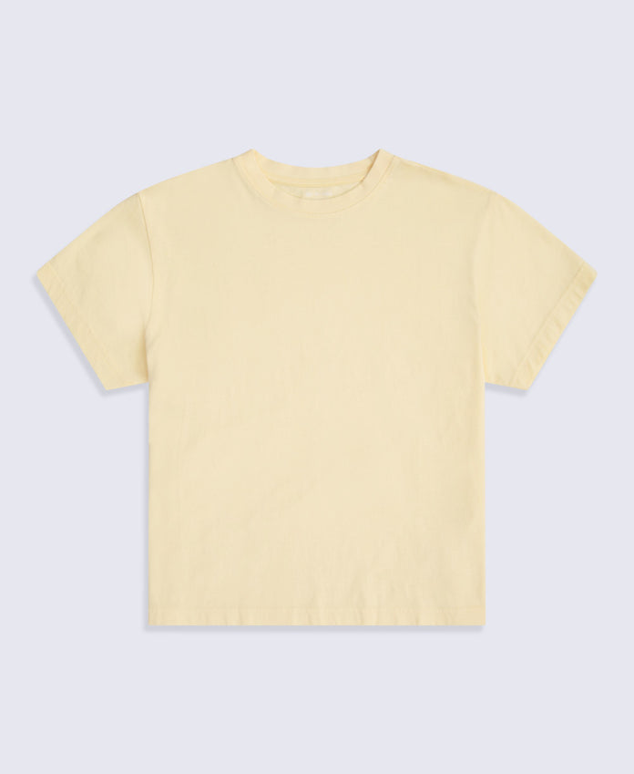 Idol Womens Relaxed Fit T-Shirt - Pale Yellow