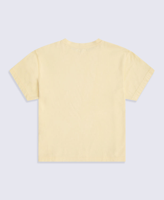 Idol Womens Relaxed Fit T-Shirt - Pale Yellow
