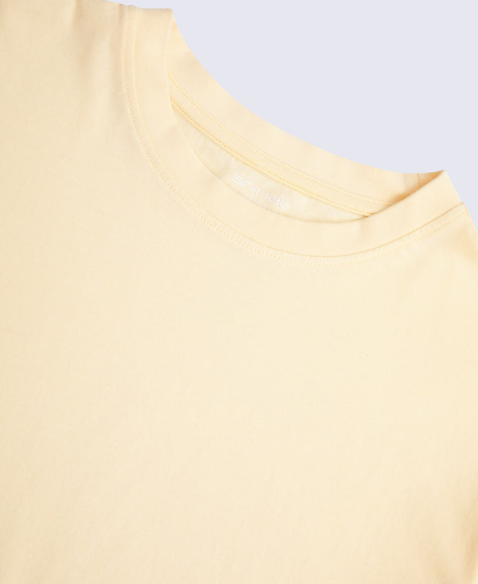 Idol Womens Relaxed Fit T-Shirt - Pale Yellow