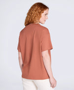 Idol Womens Relaxed Fit T-Shirt - Rust