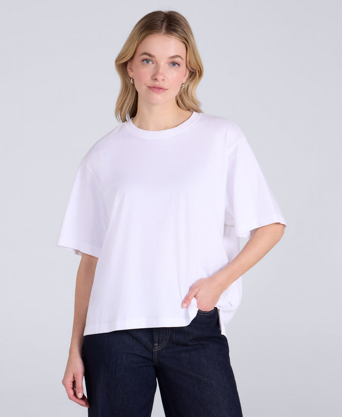 Idol Womens Relaxed Fit T-Shirt - White