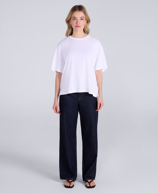 Idol Womens Relaxed Fit T-Shirt - White