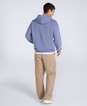 Icon Mens Drop Shoulder Hoodie - Blue