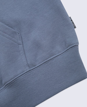 Icon Mens Drop Shoulder Hoodie - Blue