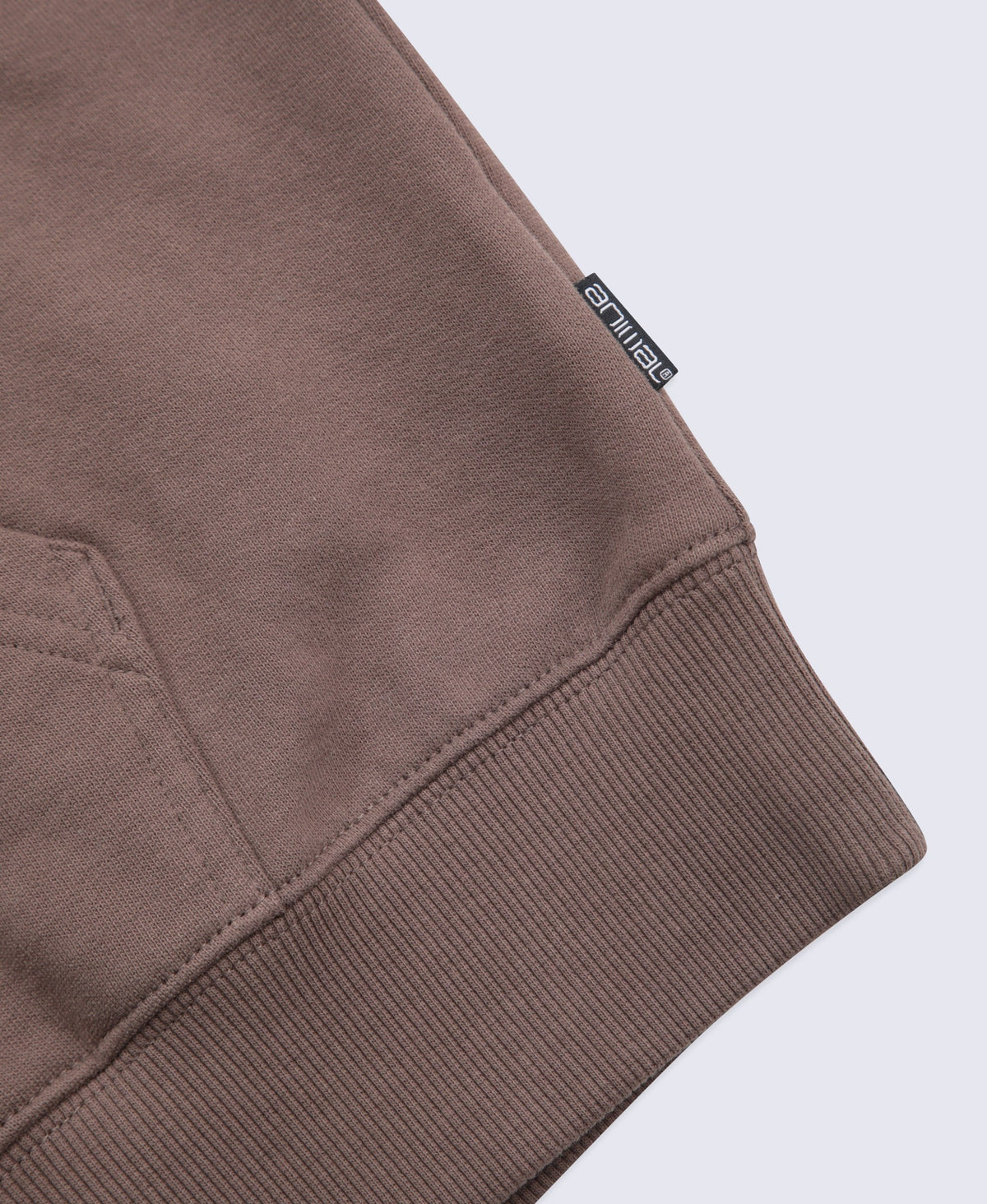 Icon Mens Drop Shoulder Hoodie - Brown