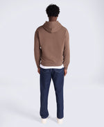 Icon Mens Drop Shoulder Hoodie - Brown