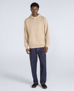 Icon Mens Drop Shoulder Hoodie - Light Beige