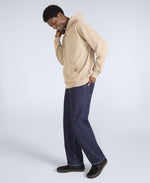 Icon Mens Drop Shoulder Hoodie - Light Beige