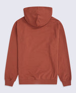 Icon Mens Drop Shoulder Hoodie - Rust