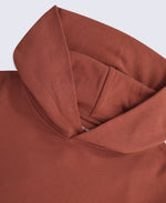 Icon Mens Drop Shoulder Hoodie - Rust