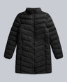 Frankie Womens Longline Padded Jacket - Jet Black