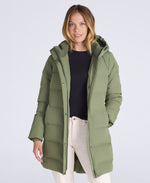 Ivy Womens Down Coat - Khaki