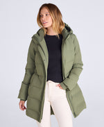 Ivy Womens Down Coat - Khaki