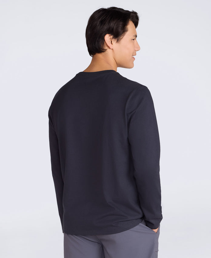 Otis Mens Long Sleeve T-Shirt - Black