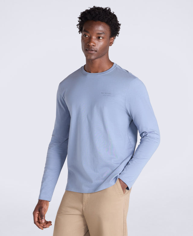 Otis Mens Long Sleeve T-Shirt - Blue