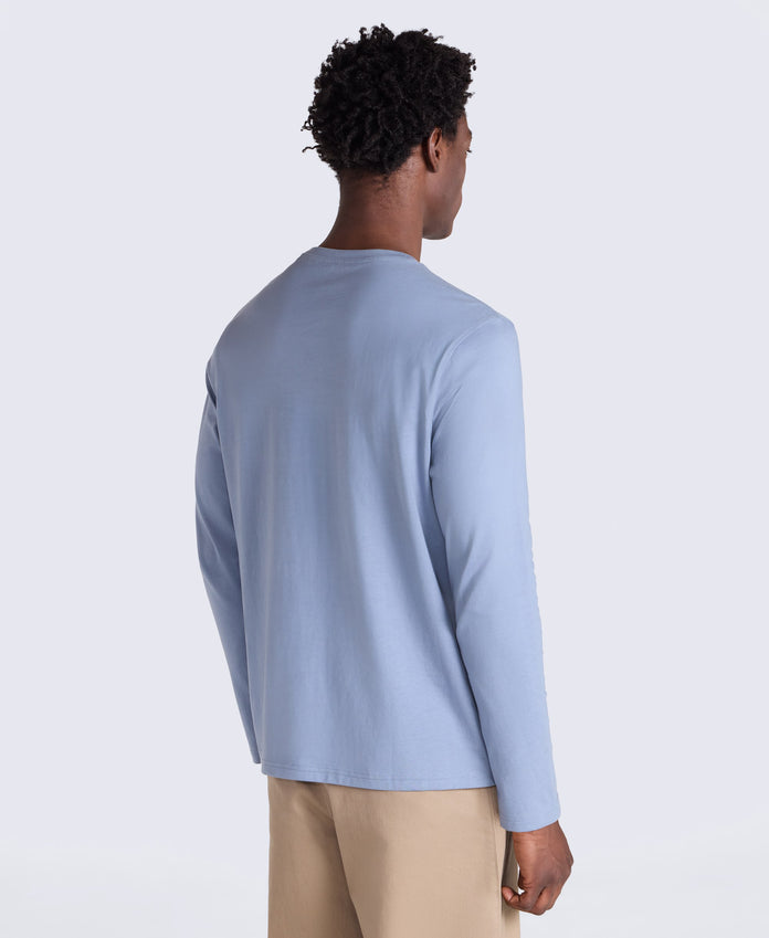 Otis Mens Long Sleeve T-Shirt - Blue