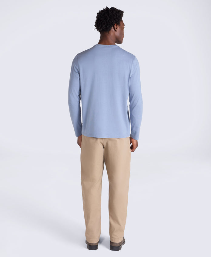 Otis Mens Long Sleeve T-Shirt - Blue
