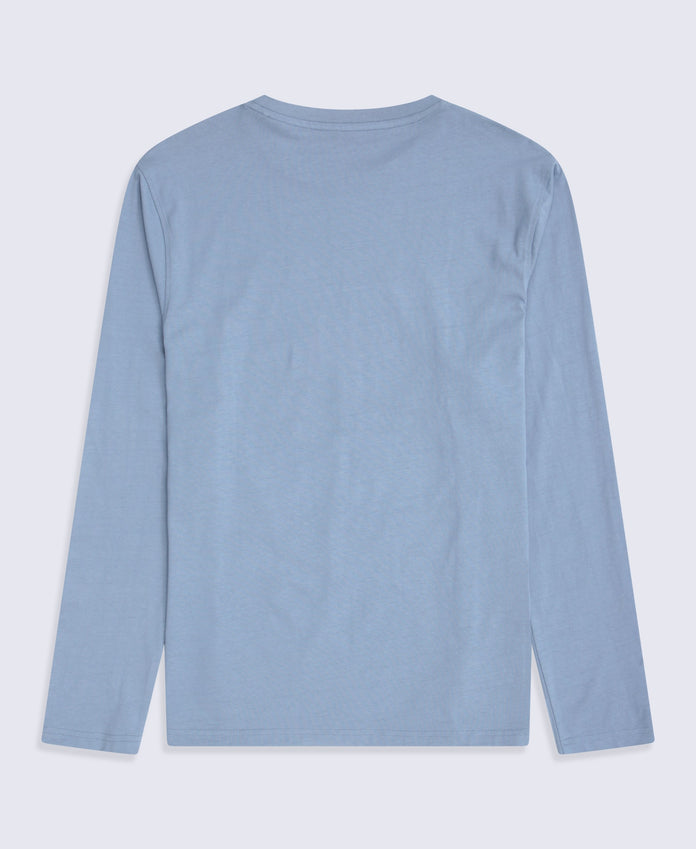 Otis Mens Long Sleeve T-Shirt - Blue