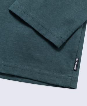 Otis Mens Long Sleeve T-Shirt - Dark Green