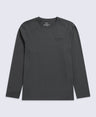 Otis Mens Long Sleeve T-Shirt - Dark Grey