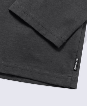 Otis Mens Long Sleeve T-Shirt - Dark Grey