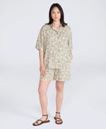 Nova Womens Linen Shirt - Khaki