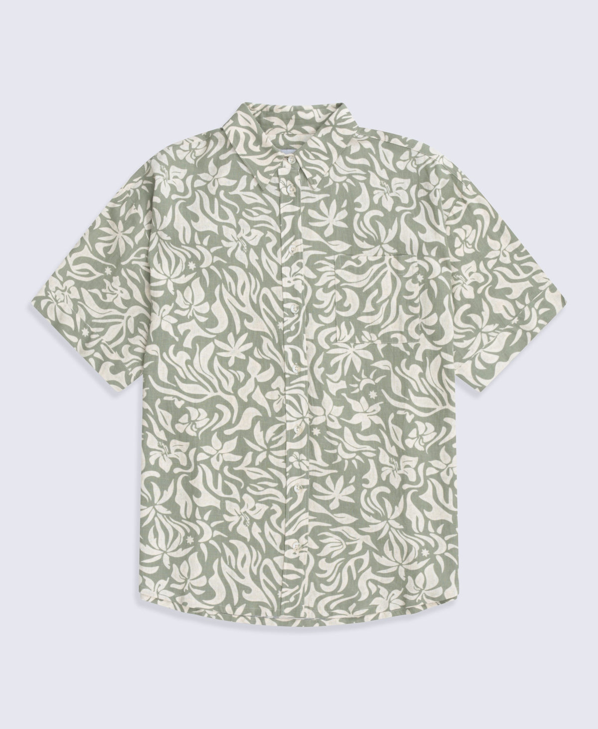 Nova Womens Linen Shirt - Khaki