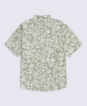 Nova Womens Linen Shirt - Khaki