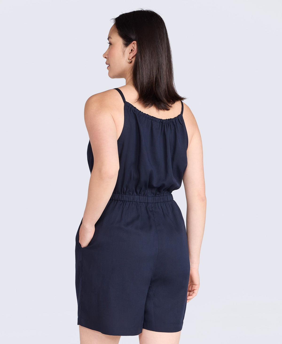 Ada Womens Playsuit - Dark Blue